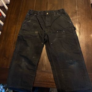 Vintage carhartt double knee plants